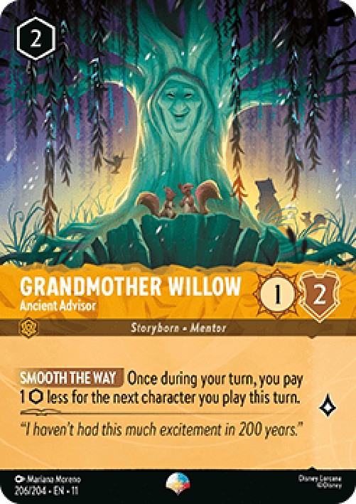Lorcana 11WSP Grandmother Willow - Ancient Advisor (V.2)