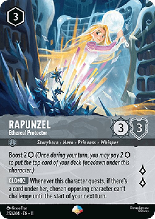 Lorcana 11WSP Rapunzel - Ethereal Protector (V.2)