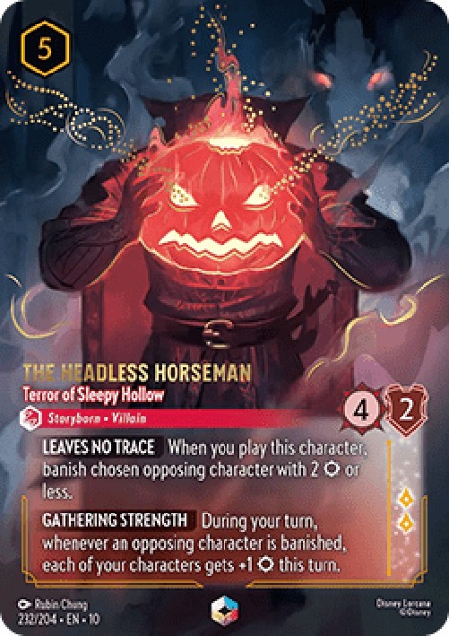 Lorcana 10WHI The Headless Horseman - Terror of Sleepy Hollow (V.2)