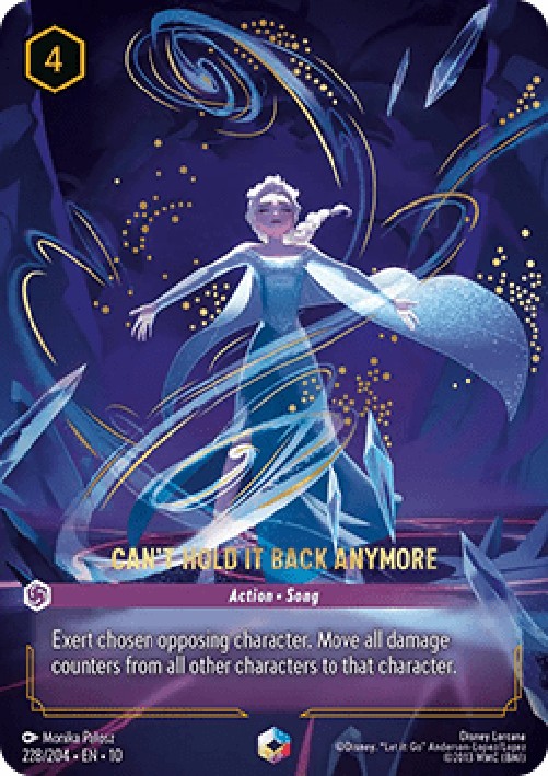 Lorcana 10WHI Can't Hold It Back Anymore (V.2)