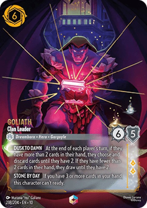 Lorcana 10WHI Goliath - Clan Leader (V.2)