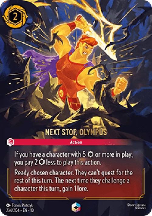 Lorcana 10WHI Next Stop, Olympus (V.2)