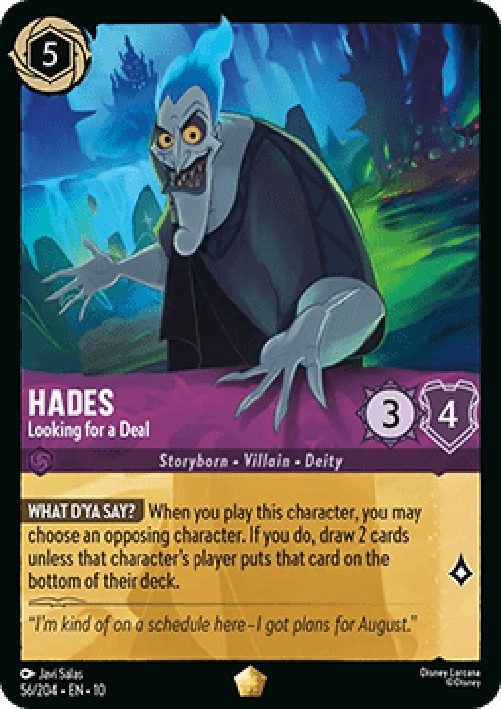 Lorcana 10WHI Hades - Looking for a Deal (V.1)