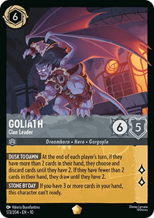 Lorcana 10WHI Goliath - Clan Leader (V.1)