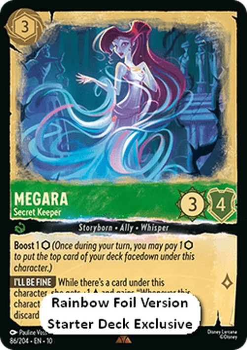 Lorcana 10WHI Megara - Secret Keeper (V.3)