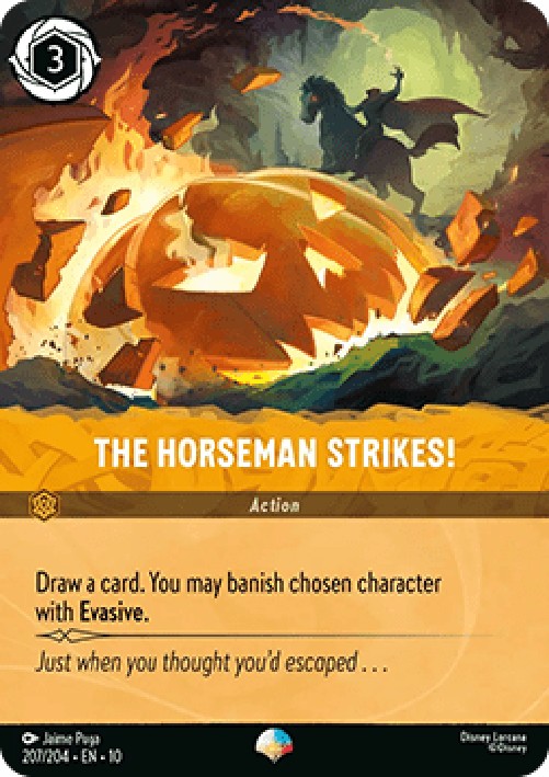 Lorcana 10WHI The Horseman Strikes! (V.2)