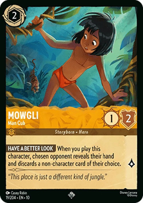 Lorcana 10WHI Mowgli - Man Cub