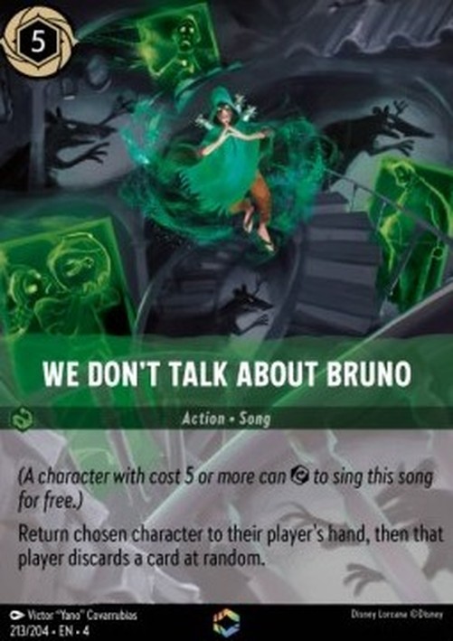 Lorcana 4URS We Don't Talk About Bruno (V.2)