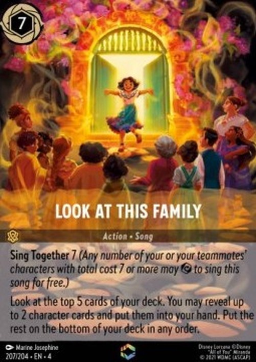 Lorcana 4URS Look At This Family (V.2)