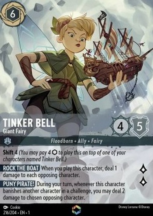 Lorcana 1TFC Tinker Bell - Giant Fairy (V.2)