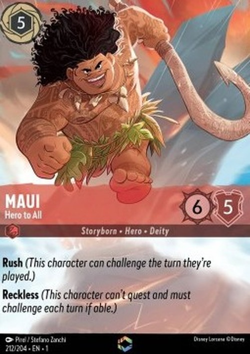 Lorcana 1TFC Maui - Hero to All (V.2)