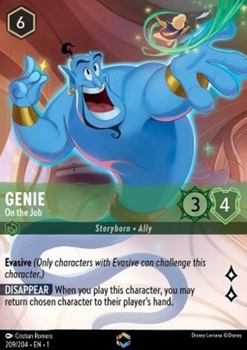 Lorcana 1TFC Genie - On the Job (V.2)