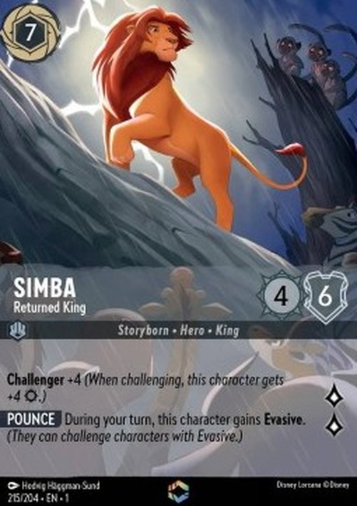 Lorcana 1TFC Simba - Returned King (V.2)