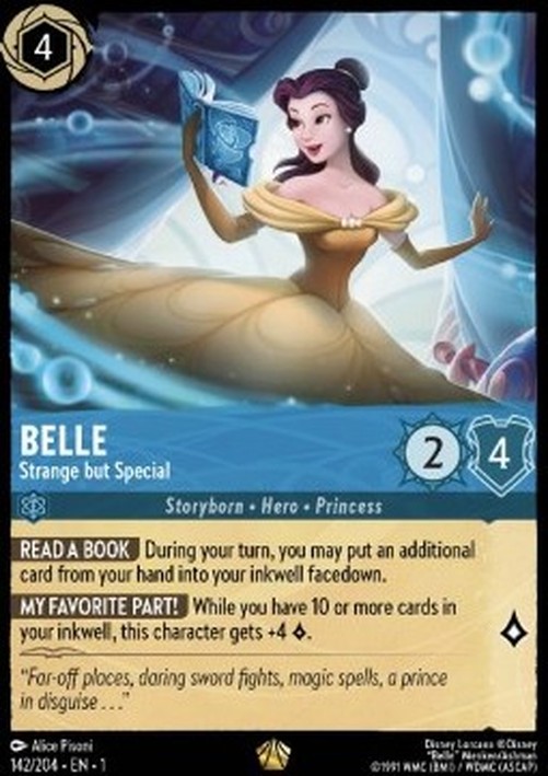 Lorcana 1TFC Belle - Strange but Special (V.1)