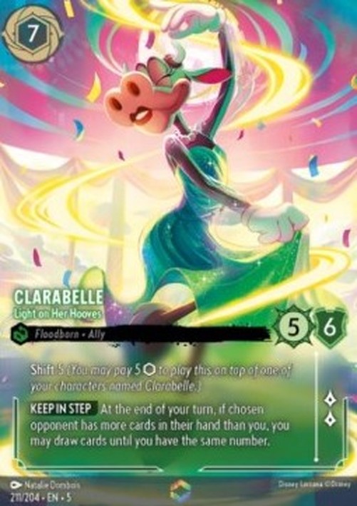 Lorcana 5SSK Clarabelle - Light on Her Hooves (V.2)