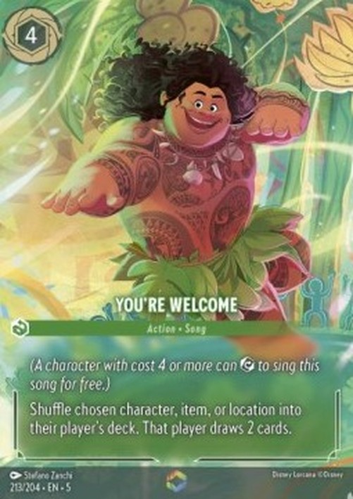 Lorcana 5SSK You're Welcome (V.2)