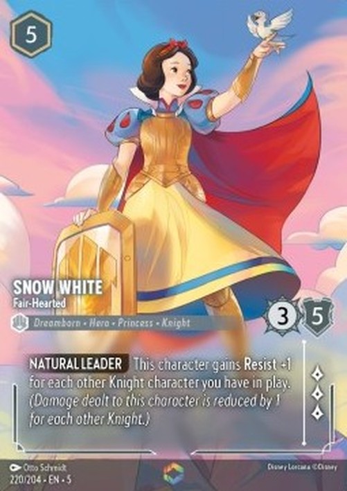 Lorcana 5SSK Snow White - Fair‐Hearted (V.2)