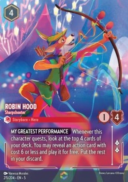 Lorcana 5SSK Robin Hood - Sharpshooter (V.2)