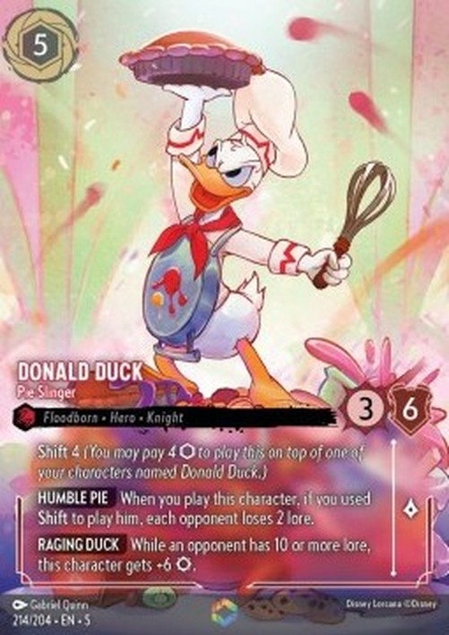 Lorcana 5SSK Donald Duck - Pie Slinger (V.2)
