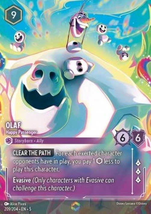 Lorcana 5SSK Olaf - Happy Passenger (V.2)
