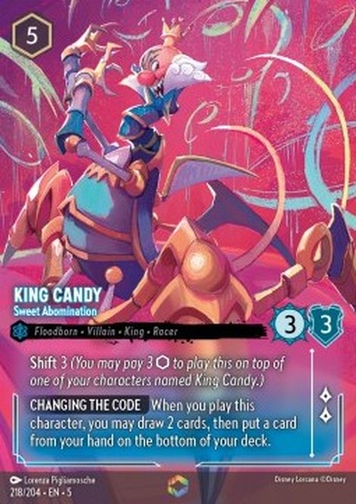 Lorcana 5SSK King Candy - Sweet Abomination (V.2)