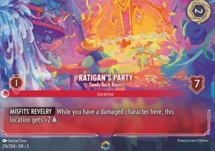 Lorcana 5SSK Ratigan's Party - Seedy Back Room (V.2)