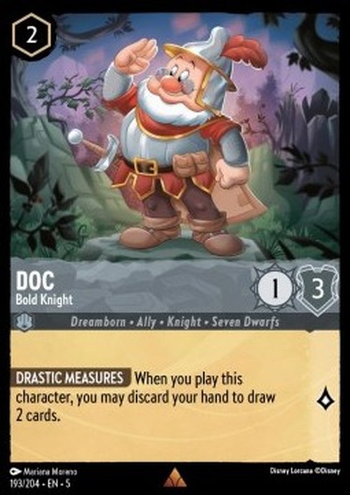 Lorcana 5SSK Doc - Bold Knight