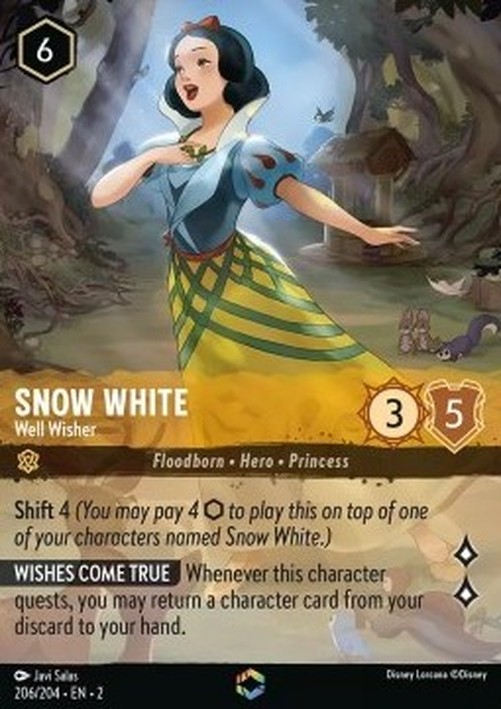 Lorcana 2ROF Snow White - Well Wisher (V.2)