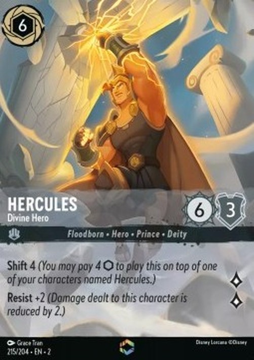 Lorcana 2ROF Hercules - Divine Hero (V.2)