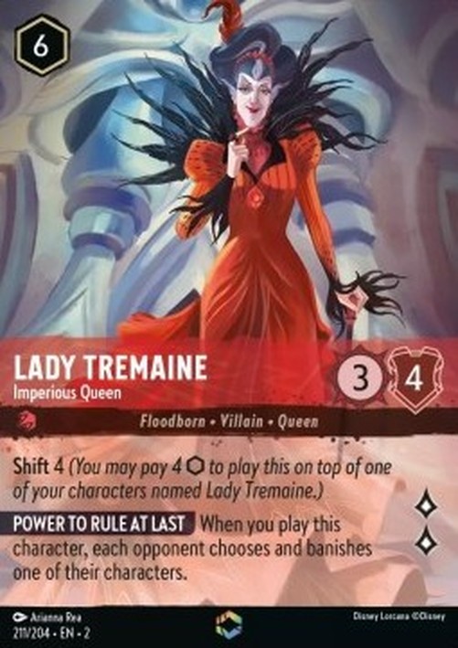 Lorcana 2ROF Lady Tremaine - Imperious Queen (V.2)