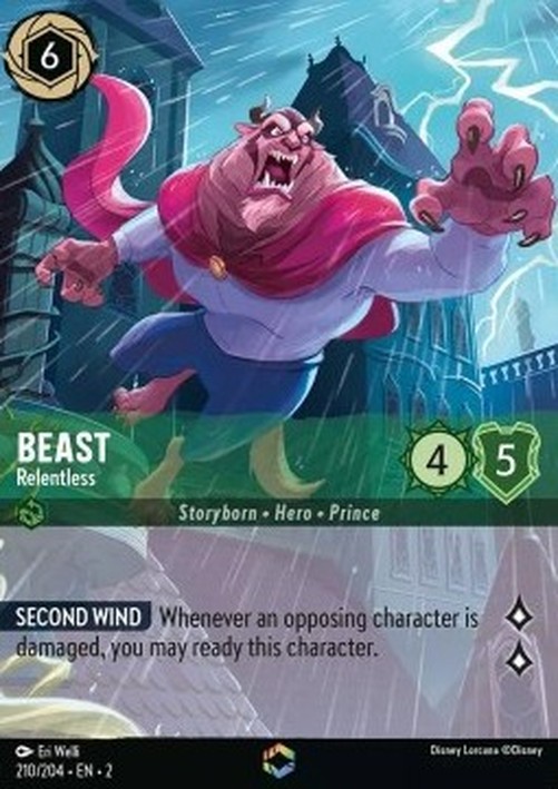 Lorcana 2ROF Beast - Relentless (V.2)