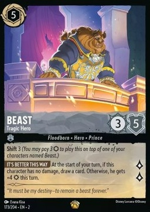 Lorcana 2ROF Beast - Tragic Hero