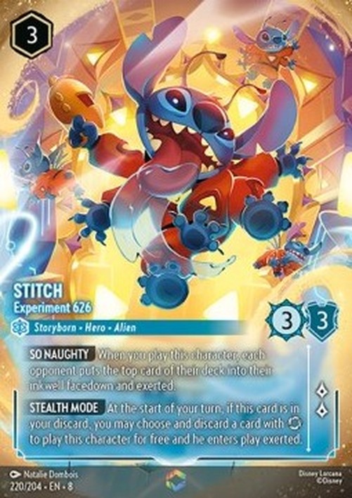 Lorcana 8JAF Stitch - Experiment 626 (V.2)