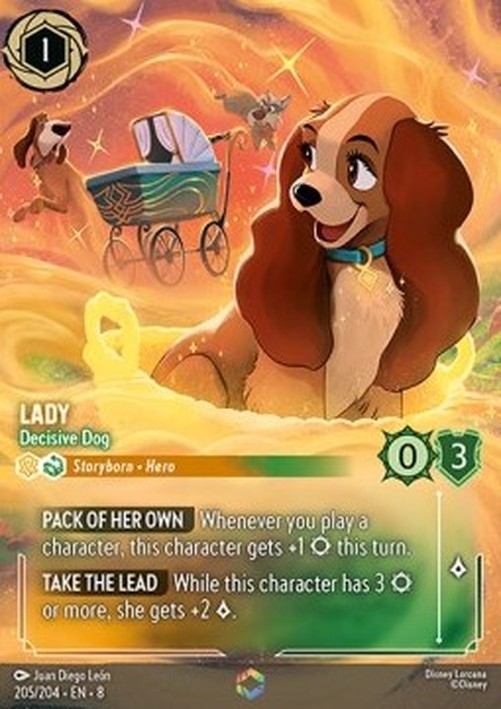 Lorcana 8JAF Lady - Decisive Dog (V.2)