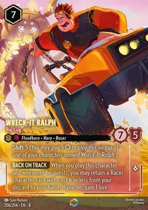 Lorcana 8JAF Wreck-It Ralph - Big Lug (V.2)