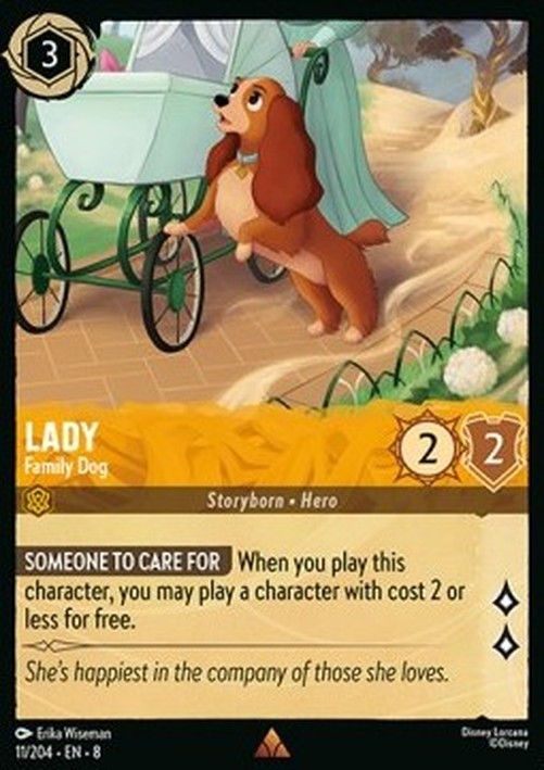 Lorcana 8JAF Lady - Family Dog