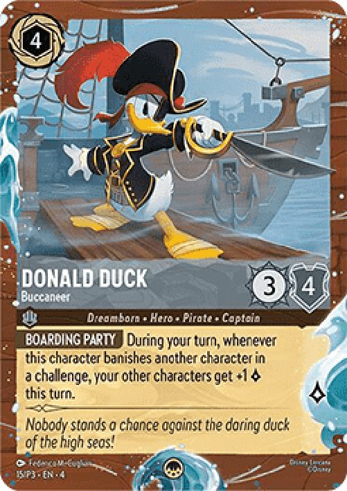 Lorcana PR3 Donald Duck - Buccaneer