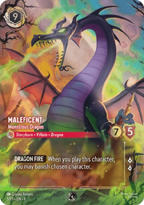 Lorcana PR3 Maleficent - Monstrous Dragon (V.2)
