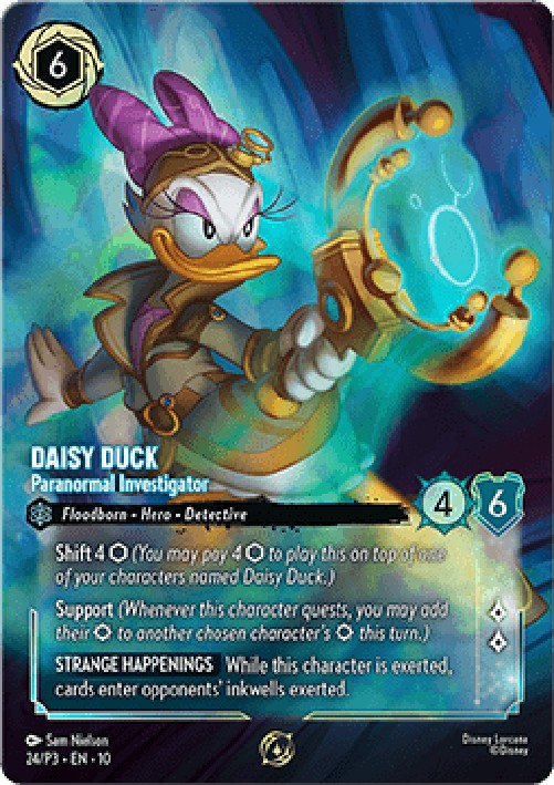 Lorcana PR3 Daisy Duck - Paranormal Investigator (V.2)