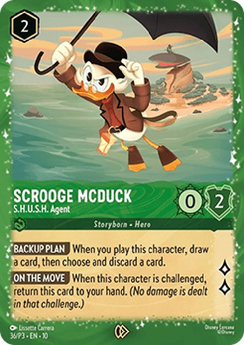 Lorcana PR3 Scrooge McDuck - S.H.U.S.H. Agent