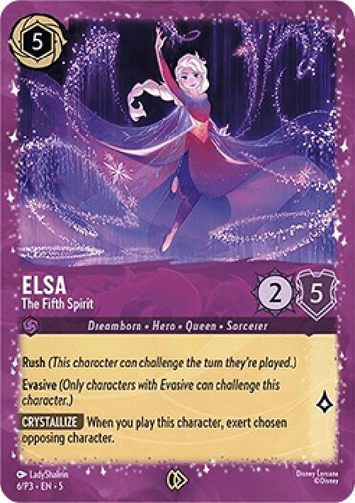 Lorcana PR3 Elsa - The Fifth Spirit