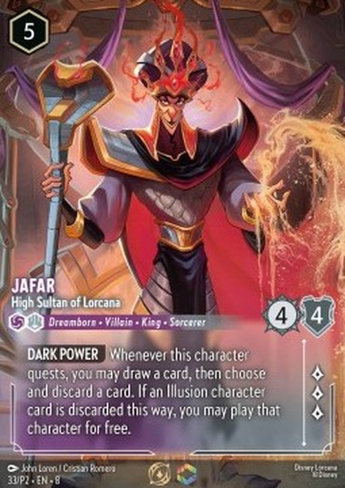 Lorcana PR2 Jafar - High Sultan of Lorcana (V.2)