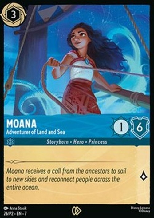 Lorcana PR2 Moana - Adventurer of Land and Sea
