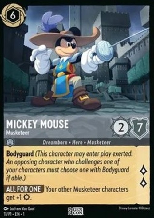 Lorcana PR1 Mickey Mouse - Musketeer