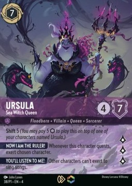 Lorcana PR1 Ursula - Sea Witch Queen