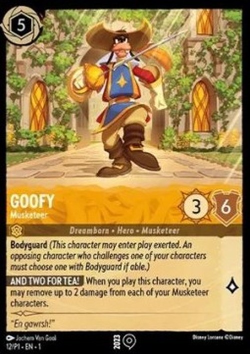 Lorcana PR1 Goofy - Musketeer