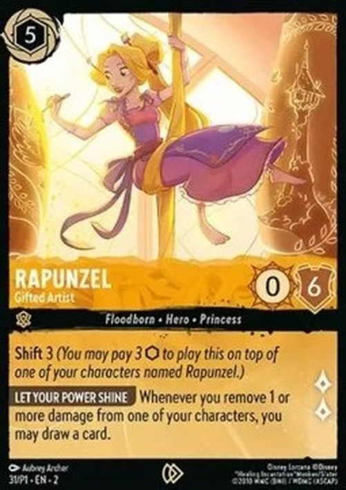 Lorcana PR1 Rapunzel - Gifted Artist