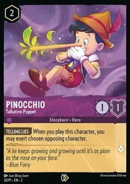 Lorcana PR1 Pinocchio - Talkative Puppet