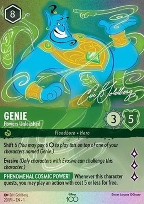 Lorcana PR1 Genie - Powers Unleashed