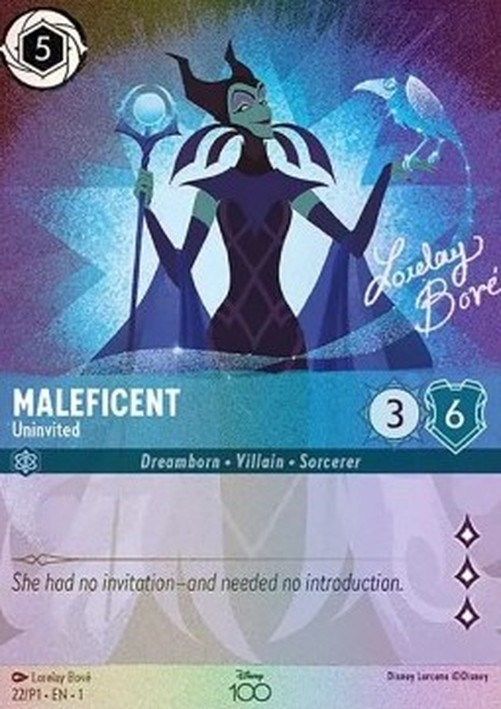 Lorcana PR1 Maleficent - Uninvited